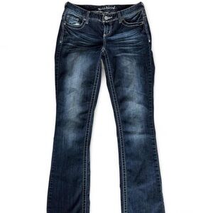 Maurices Dark Blue Boot Cut Jeans